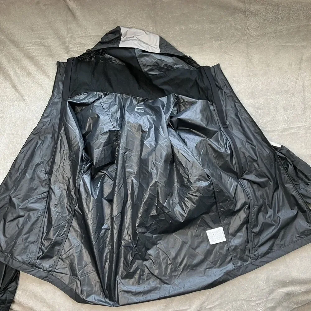 Nike Run Division Flash‎ Jacket Women M Black  Zip Reflective CU3383-010